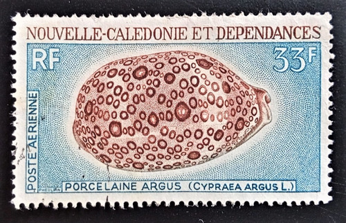 Nueva Caledonia Fauna, Sello Yv A114 Caracol 70 Nuevo L18955