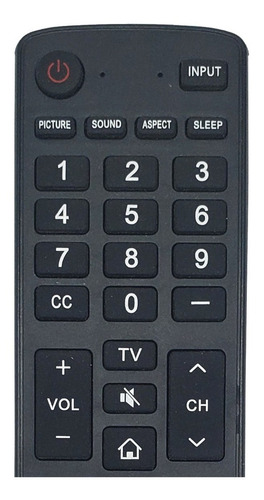 Control Remoto Compatible Con Pantalla Hisense En3v39h Botón Directo Para Youtube Y Netflix + Pilas