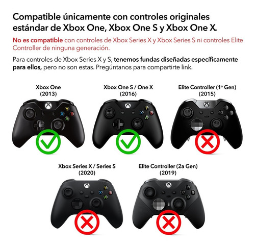 Funda Control Silicón Fosforescente Para Xbox One X Y S