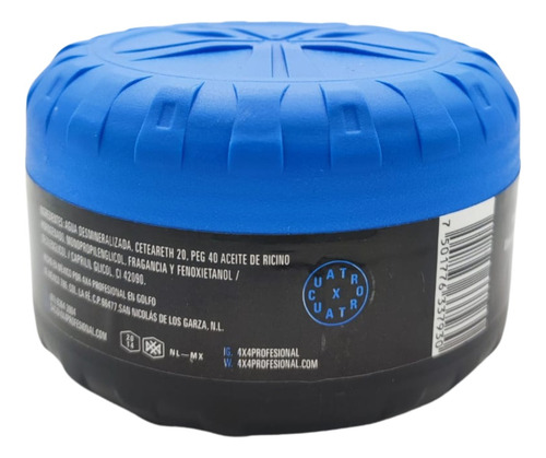 Pomada Para Cabello Tapa Azul 4x4 200gr