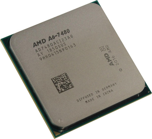 Procesador gamer AMD A6-Series A6-7480 AD7480ACABBOX  de 2 núcleos y  3.8GHz de frecuencia con gráfica integrada