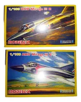 Comprar 2 Maquetas Mirage Iii Modelos P Armar Avión 1\u002F100 Modelex