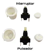 Comprar Kit Pulsador Chispa + Interruptor Luz Blanco Cocinas Orbis
