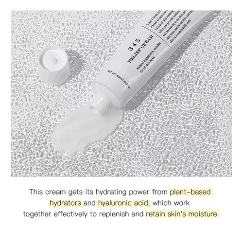 Crema Hidratante 345 Relief Crema Hidratante, 2 Unidades