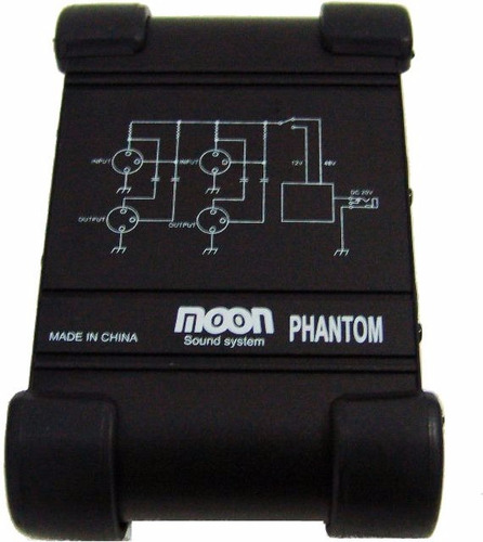 Fuente De Alimentación Phantom Moon +48v Mic Condenser 2ch