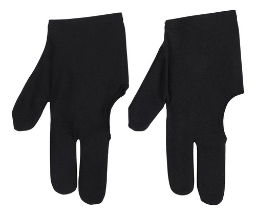 2 Pcs Unisex Snooker Billiard Guante De La Mano