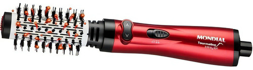 Escova Giratoria Mondial 1000w Seca,modela,alisa Er03 220v Cor Vermelho