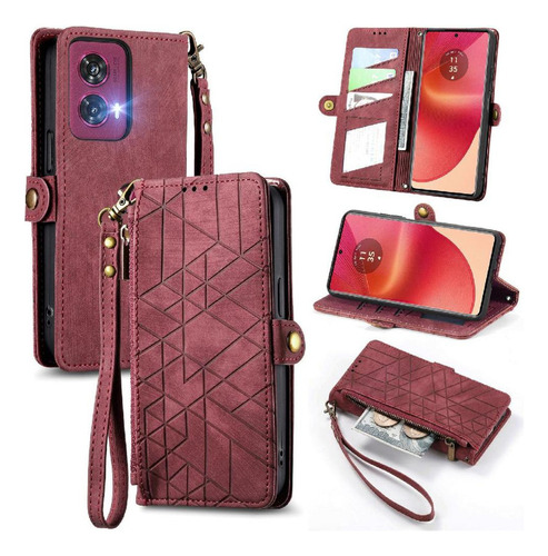 Funda Abatible Para Motorola Edge 50 Fusion A Prueba De De