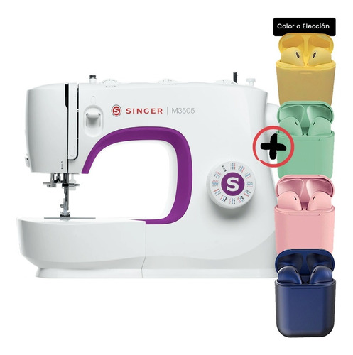 Maquina De Coser Singer S-m3505 - 32 Puntadas + Auri In 