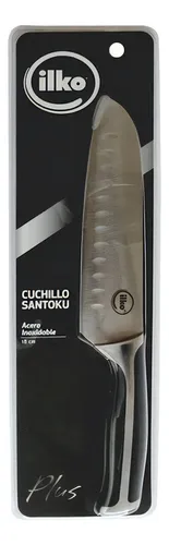 Cuchillo Santoku 18 Cm Acero Inoxidable Plus Ilko