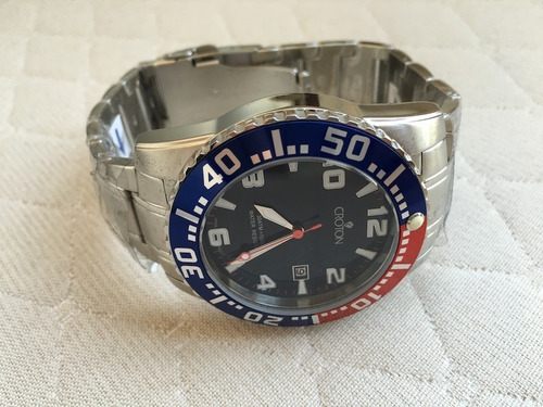 Relógio Croton Blue Wave Dial 300m Promoção