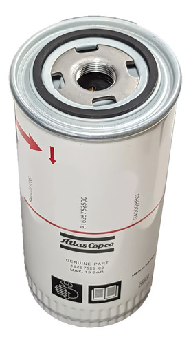 Filtro De Aceite Atlas Copco, Modelo 1625752500