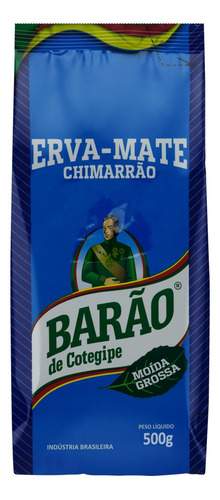 Erva-mate Barão de Cotegipe chimarrão moída grossa sem glúten 500 g