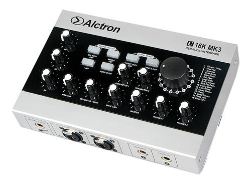 Interface De Áudio Alctron U16k Mk3 C/ Usb Efeitos