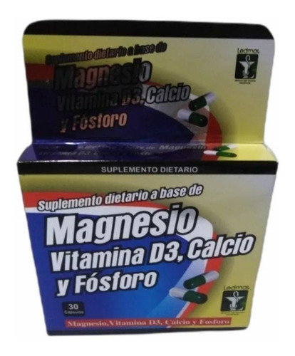 Cloruro De Magnesio X30 Cápsulas. Ledmar 