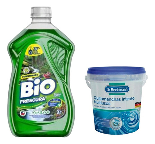 Detergente Bio 3l + Quitamanchas Intenso Multiusos