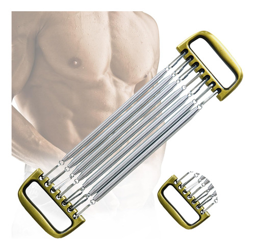Mkhuibu - Expansor De Pecho Para Hombre, 7 Resortes, Ajustab