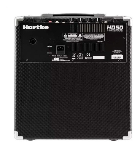 Imagen 3 de 3 de Amplificador Hartke HD Series HD50 para bajo de 50W color negro 100V/240V