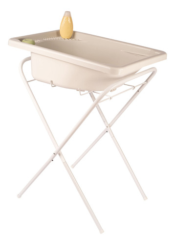 Banheira Tanque 34l Com Suporte Universal Cor Branco Lisa