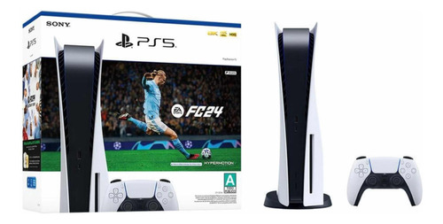 Playstation 5 Edición  Estándar Bundle 825 Gb + Ea Fifa 24