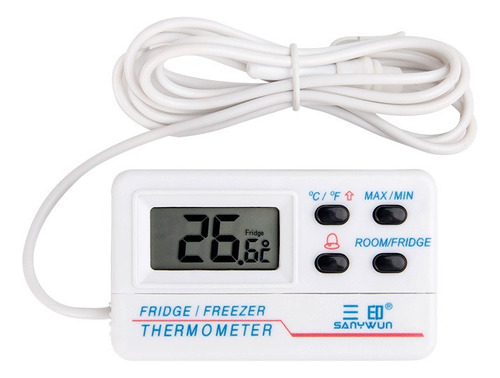 Termometro Digital Refrigerador Sonda Y Alarma Max Min C° F°
