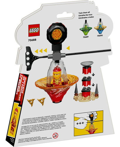 Lego Ninjago Ninja Kai's Spinjitzu Training 70688 Kit De Con