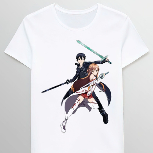 Remera Asuna And Kirito Sword Art Online 101538667