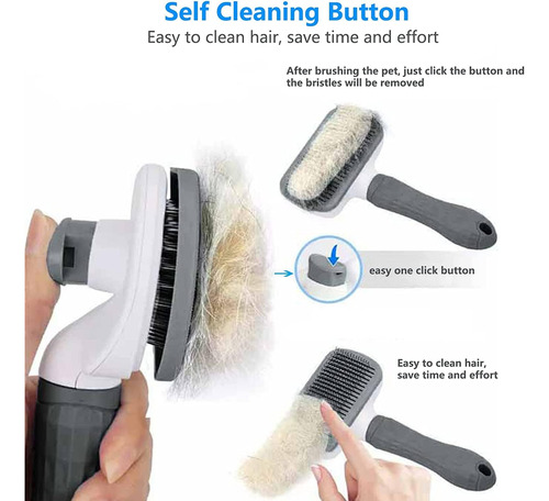 Practico Cepillo Para Mascota Eliminar Remover Pelo Muerto
