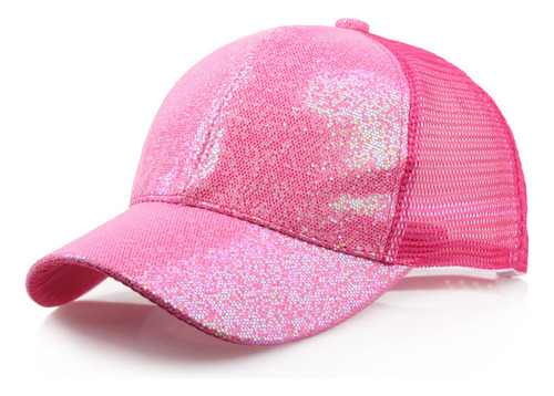 Gorra De Béisbol H Para Mujer Y Niña Con Lentejuelas Brillan