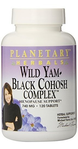 Planetary Herbals Complejo De  Yam-black Cohosh Salvaje 120