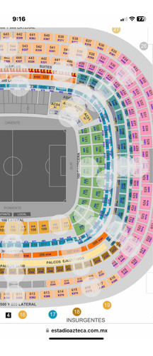 Boletos Estadio Azteca America Vs Tigres 2024