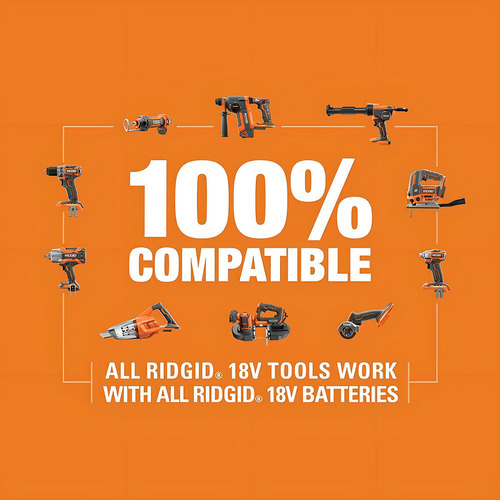 Ridgid - Kit De Taladro/controlador Inalámbrico De 18 V Con (1) Batería De 2.0 Ah Y Cargador - R86001k