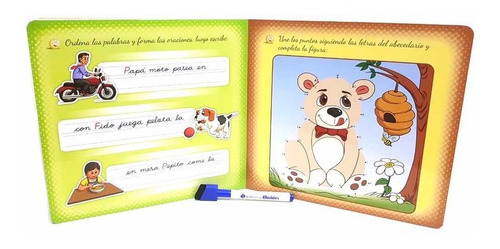Imagen 3 de 6 de Libro Pizarra El Mágico Mundo De Las Letras Nro. 2 Niños 5-7