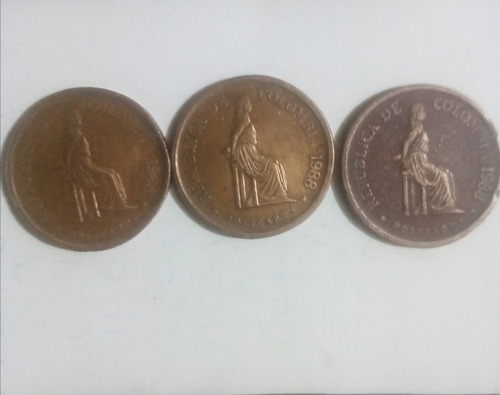 Moneda De 5 Pesos Colombianos De 1988 