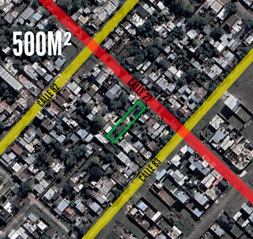 Terreno En Venta - 10 X 50 Mts - 500 Mts 2 Totales - La Plata