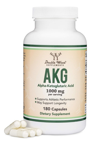 Akg Alpha-ketoglutaric Acid 1000mg X180u Alfa Cetoglutárico