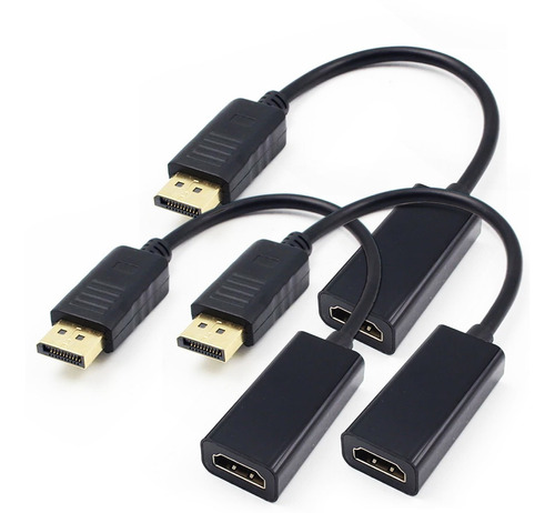 Paquete De 5 Cable Adaptador Displayport - H D Ml 1080 Hd Dp