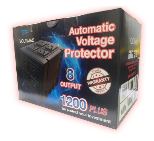 Regulador Automático De Voltaje 8 Tomas