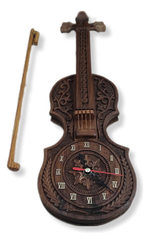 Violin Reloj Madera Nogal Contado19000$