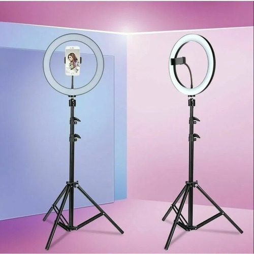 Iluminador Ringlight 26cm Anelluz C Tripé 2m Enviar 24hs