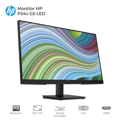 Monitor Hp P24v G5 P24 G5 24 PuLG 127v + Regalo