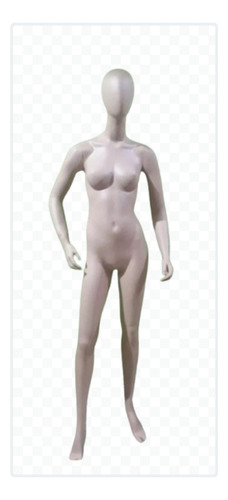 Maniquies Dama Fibra De Vidrio Pintados, Con Base Incluida 