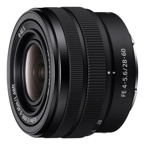 Lente Sony Fe 28-60mm F/4-5.6 Full Frame E Negro (Usado)
