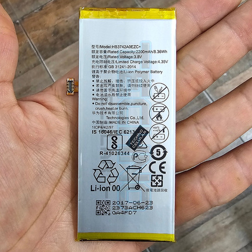 Bate Para Huawei P8 Lite L23 Gr3 Hb3742a0ezc+ 100% Original