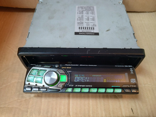 Cd Automotivo Alpine Cda-9811 Frente Automatizado Raro (Usado)