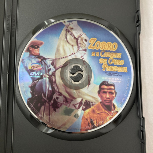 Dvd Filme Zorro E A Cidade De Ouro Perdida (Usado)