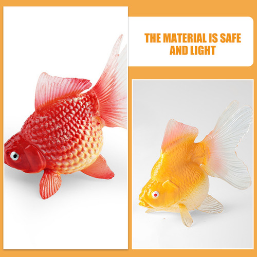 Artesanía Artificial De 2 Modelos De Peces Pequeños Con Form