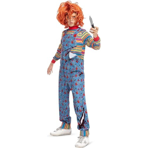 Disfraz Infantil De Chucky Halloween, Disfraz De Muñec...