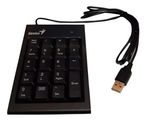 Teclado Numérico Usb Genius Numpad 100 Negro