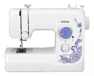 Máquina de coser recta Brother XM1010 portable blanca 110V
